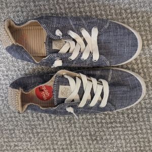 NWT Roxy Bayshore women's sneakers size 10 denim blue
